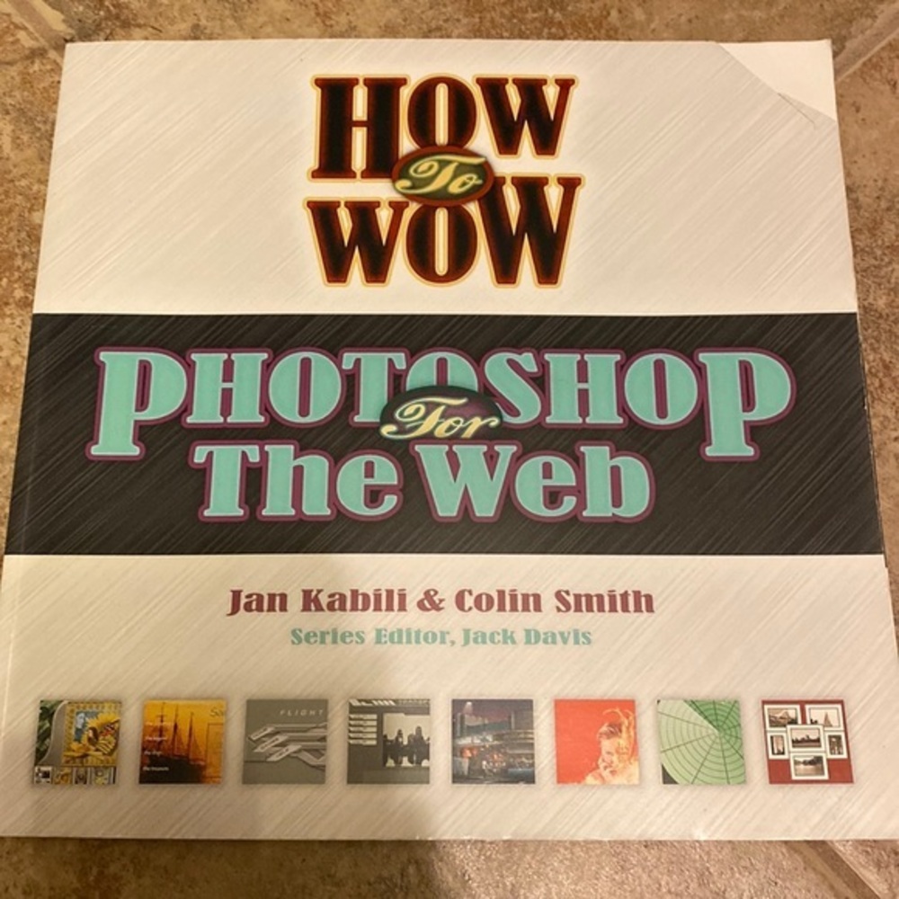 Photoshop‎ For The Web book and sealed CD ROM